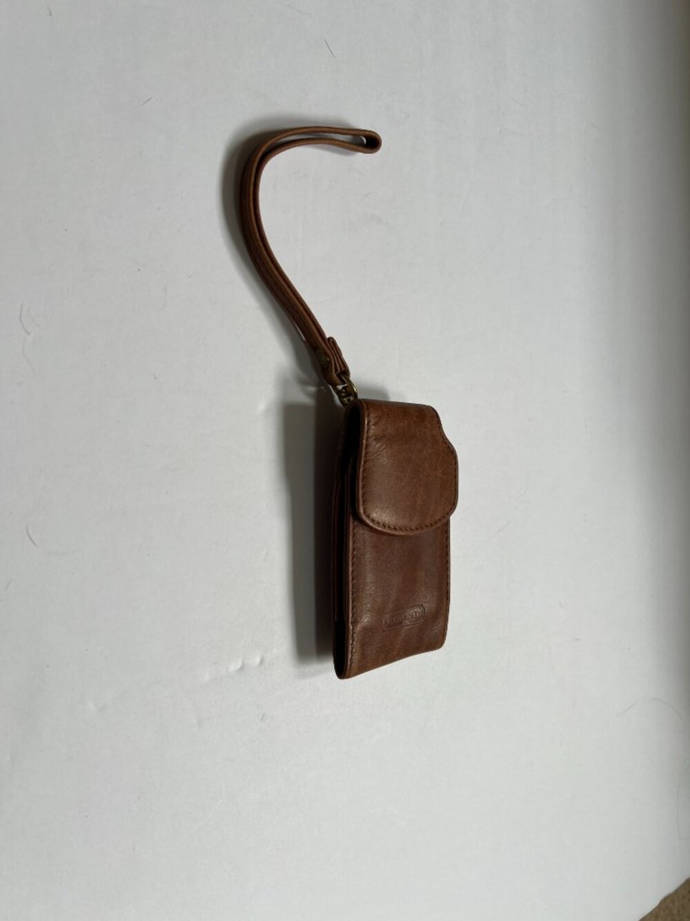 Coach Vintage Brown Glove Tanned Leather Cell Phone Case - Picture 4 of 6